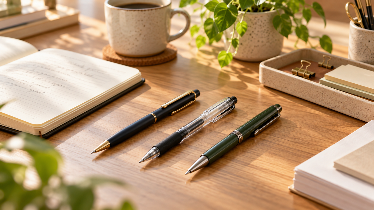 How to Choose the Right Pen for Everyday Work: Gel, Ballpoint or Rollerball?