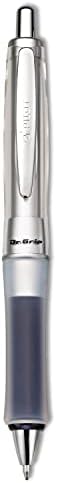 PILOT Dr. Grip Center of Gravity Refillable & Retractable Ballpoint Pen, Medium Point, Charcoal Grip, Black Ink, Single Pen (36180)