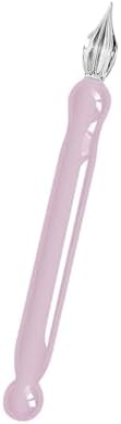 Short Glass Dip Pen Ergonomic Grip Glass Dip Pen for Beginner Artist Writing Sketching Journaling Scrapbooking