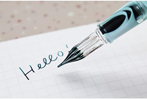 Teranishi Chemical Industry GLAA-PE Guitar Glass Pen with Cap Aurora Peacock Blue