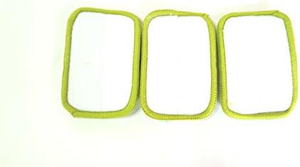 HAGOROMO Microfiber Pad for Eraser Refill [3 Pk] (Green Medium)