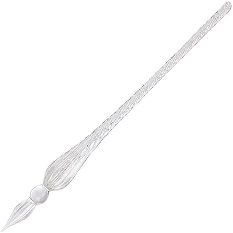 Jacques Herbin Ref 214/01 - Round Glass Dip Pen - Clear