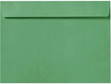 LUXPaper 9 x 12 Booklet Envelopes | Holiday Green | 80lb. Text | 500 Qty by LUXPaper