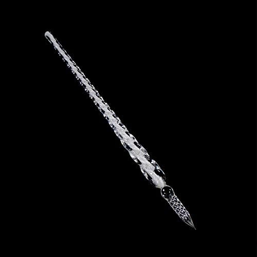Handmade Glass Dip Pen Crystal Calligraphy Pen Signature Dipped Pen for Artist Women Men Teens,Writing Drawing Decoration Gifts
