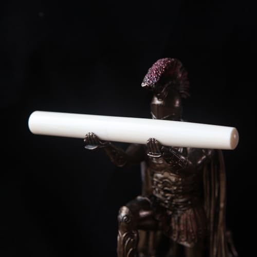 SeventyTwo Handmade Glass Dip Pen, Ivory White, Fine Point, Classic Style for Calligraphy and Art (Ivory White)