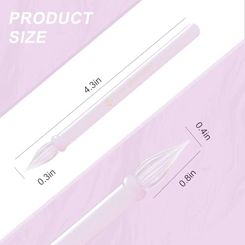 Handmade Glass Dip Pen Crystal Glass Signature Pen Suitable for Artists Adults and Teens For Writing Drawing Signing and Gift-giving