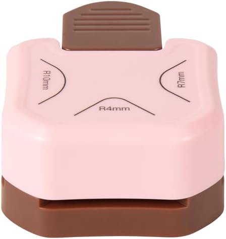 QIQQIKIN Corner Rounder Punch Pink,Paper Punches for Crafting,Cardstock,Edge Cutter,Scrapbook,Card Making Supplies,Journaling Accessories, Photos Cards Scrapbooking