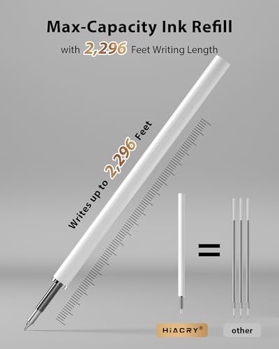 16 Pack Gel Pens, Quick-Dry Long Lasting Black Ink-0.7mm Fine Point