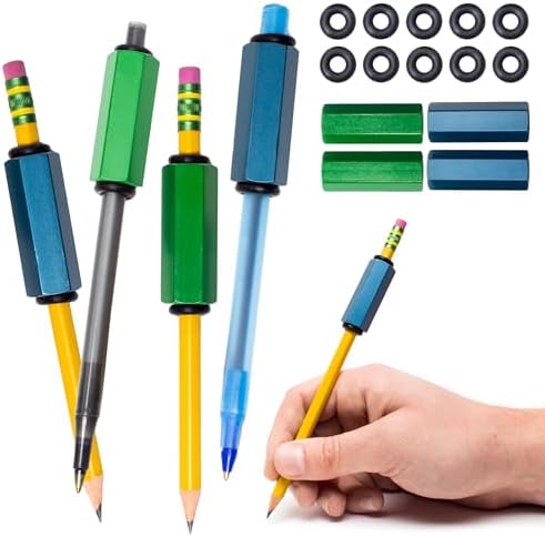 Pack of 4 Pen or Pencil Weights | Handwriting Aid, Tremors, Grip Support