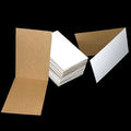 120 Cardboard Sleeves Folded Flat Vending 3" x 4.5" Sports Card Folders Mail by Unknown