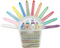 luckyrain Non-toxic Dustless Chalk With Holder for Kids Colored Chalk，12PCS