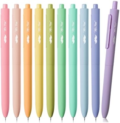 Mr. Pen- Retractable Gel Pens, 10 Pack, Assorted Color Ink