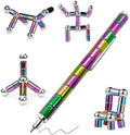 Fidget Toys Adult, Magnetic Fidget Pen, Magnet Pen for Boys, Fun Christmas Easter Basket Stuffers Cool Gifts for Teens(Rainbow)