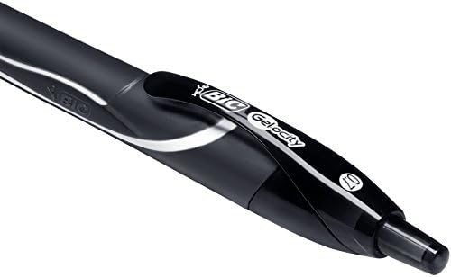 BIC Gel-Ocity Quick Dry Gel Pens, Medium Point Retractable (0.7mm), Black Ink Gel Pen, 12-Count- Pack of 18