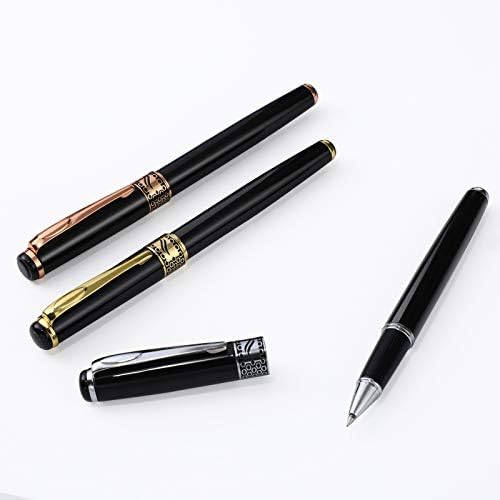 Tenare Weighted Pens for Hand Tremors Black Ink Heavy Pens, 6 Pieces