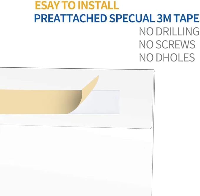 Acrylic Sign Holder 5 x 7 Wall Mount, Wall Mount Sign Holders, Plastic Wall - Image 3