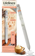 Lifelines Pen Diffuser, Spiced Chai Latte, 1mm Black Ballpoint Pen