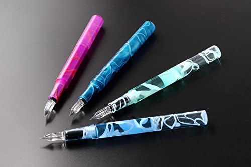 Teranishi Chemical Industry GLAA-BL Guitar Glass Pen with Cap Aurora Ice Blue