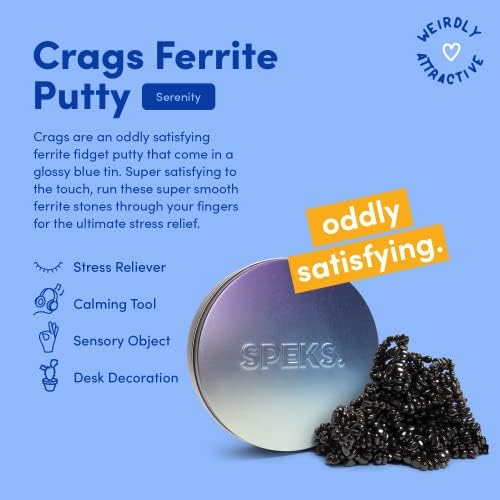 Speks Crags Magnetic Thinking Putty, Sensory Tool for Stress Relief