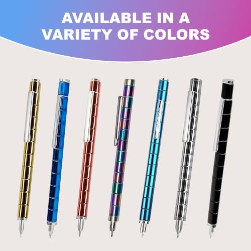 Magentic Fidget Pen, Gifts for Teen Boys Fathers, Teacher Appreciation & Birthday Gift for Men Women Him Her Teenage Boys, Cool Gadget Toys for Adults Office Desk Accessories, Multicolor