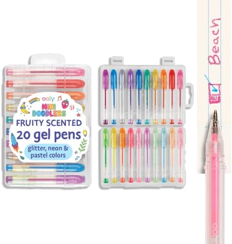 Ooly Scented Mini Doodlers Gel Pens, Set of 20