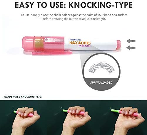 Hagoromo Chalk Holder with Magnet Attached [Green Cap and Chalk]