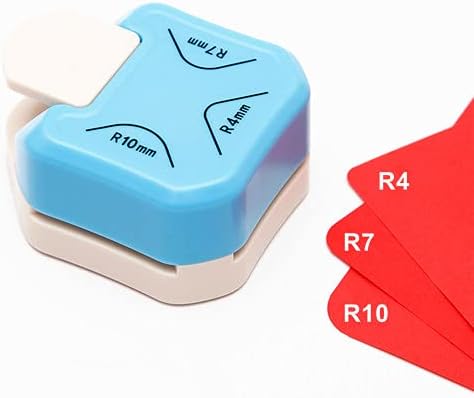 QIQQIKIN Paper Corner Rounder 3 in 1 （R4mm+R7mm+R10mm）， Punches for Crafts， Cutter ，Envelope Punch Board ，Hole Puncher， Laminate, DIY Projects, Photo Cutter,Card Making Scrapbooking and Journaling