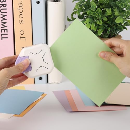2PCS Paper Corner Rounder, Corner Punch 3 in 1 (R4/R7/R10mm) Corner Cutter for Card Making, Laminate, Cardstock, Scrapbooking and Paper Crafts, Business Cards