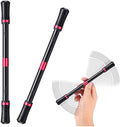 Outus 2 Pieces Spinning Pen Rotating Finger Trick Pen Toy, Black and Red
