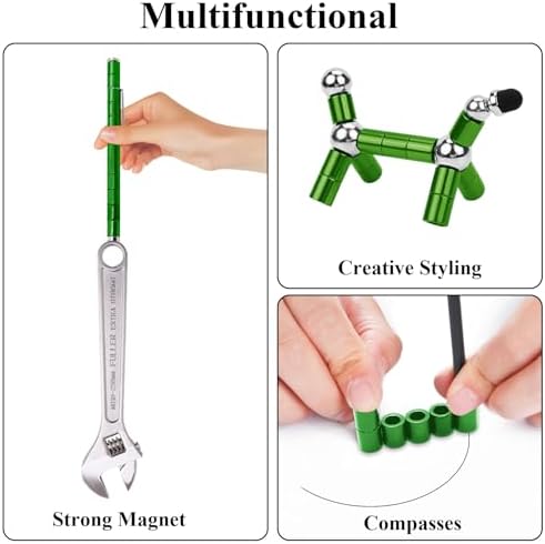 Magnetic Fidget Toys, Cool Magnet Pen, Decompression Pens for Kids & Adults, Novelty Toy for Teenage Boys, Graduation Birthday Christmas Gift