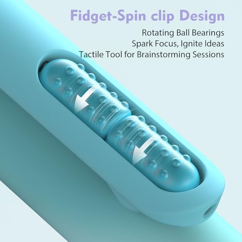 8 Pcs Gel Pens - 0.7mm Fine Point Quick-Dry Blue Ink Fidget Pens