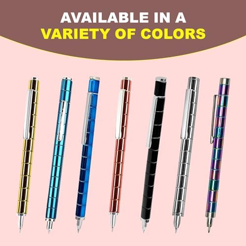 Magnetic Fidget Pen Teen Gifts, Cool Gadget for Men Teacher Appreciation Gifts Graduation Gift for Her Him Stress Relief Fidget for 13 14 15+ Year Old Boys Girls,Office Desk Accessories- Red