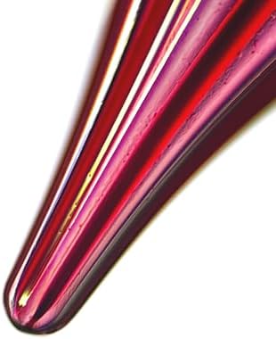 SeventyTwo Handmade Glass Dip Pen with Wood Handle, Black and Pink Coral Design, Calligraphy Writing Pen with Cap (Black-Pink)