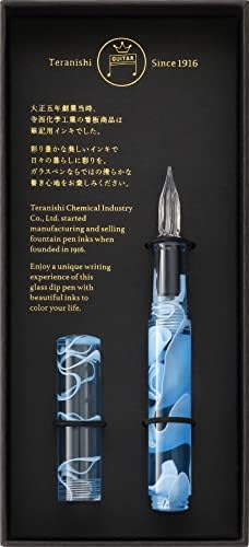 Teranishi Chemical Industry GLAA-BL Guitar Glass Pen with Cap Aurora Ice Blue