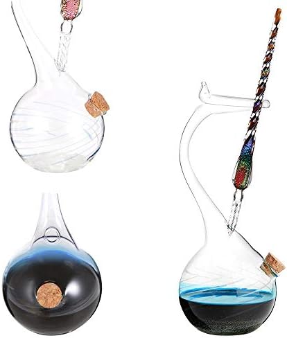 Handmade Glass Dip Pen Ink Set, Crystal Calligraphy Pen with Colorful Inks