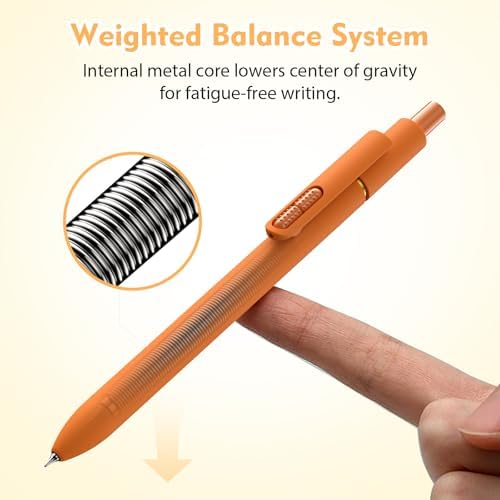 8Pcs Colorful Gel Pens - 0.7mm Fine Point Colored Ink Fidget Pens