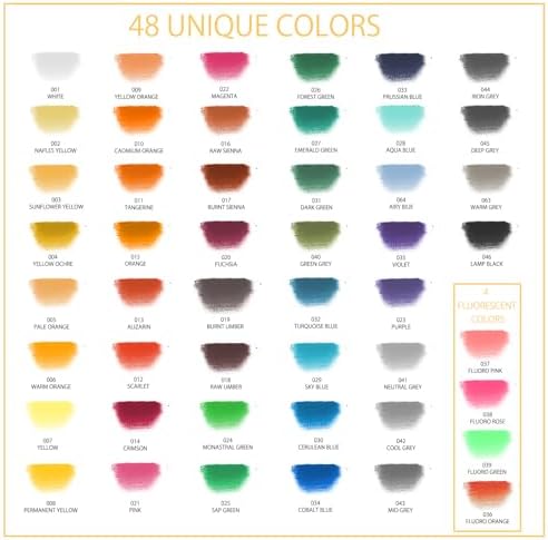 Artecho Soft Pastels, 50pcs, 48 Colors