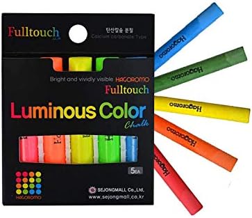 Hagoromo Fulltouch 10-Color Mix Chalk 12pcs & HAGOROMO Fulltouch Luminous (5 Colors Mix) 5 pcs