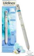 Lifelines Pen Diffuser, Cotton Candy, 1mm Black Ballpoint Pen