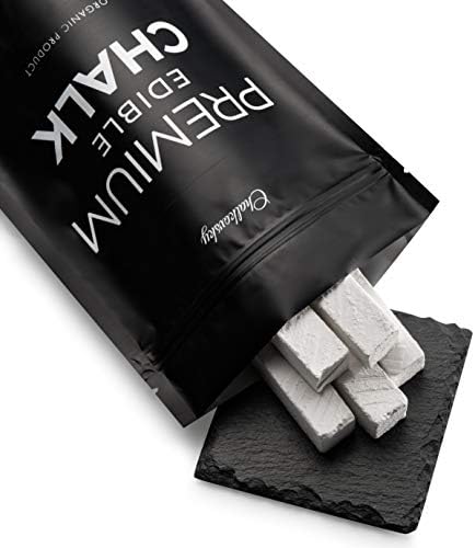 Premium Edible Chalk - Natural Chalk for Eating - Crunchy Belgorod Chalk Chunks - Russian Organic Chalk for Bone Strength - Zero Additives, No Impurities - White 7oz (200g)