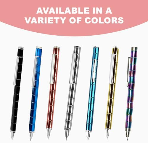 Magentic Fidget Pen, Gifts For Teen Boys Fathers, Teacher Appreciation & Birthday Gift For Men Women Him Her Teenage Boys, Cool Gadget Toys For Adults Office Desk Accessories, Silver