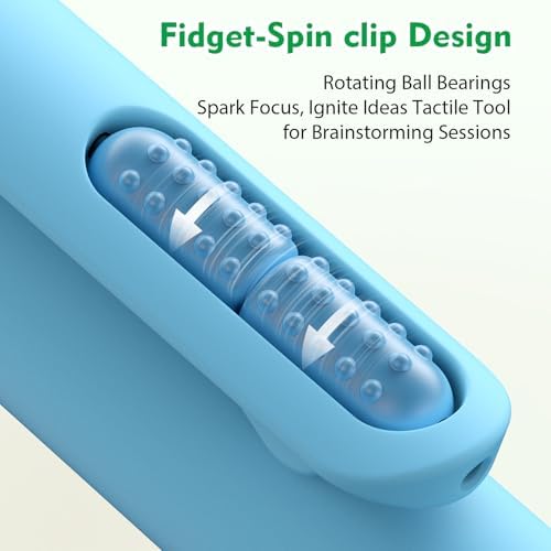 8 Pcs Gel Pens - 0.7mm Fine Point Quick-Dry Blue Ink Fidget Pens
