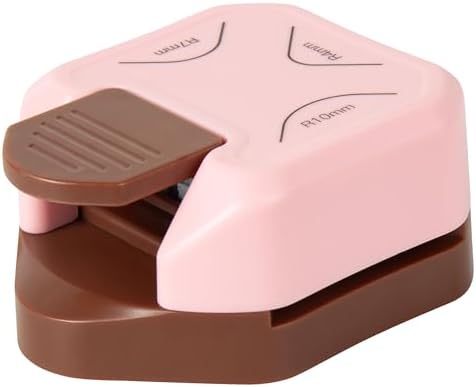 QIQQIKIN Corner Rounder Punch Pink,Paper Punches for Crafting,Cardstock,Edge Cutter,Scrapbook,Card Making Supplies,Journaling Accessories, Photos Cards Scrapbooking