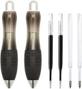 Weighted Pen for Hand Tremors Fat Pen for Arthritic Hands (Two Black)