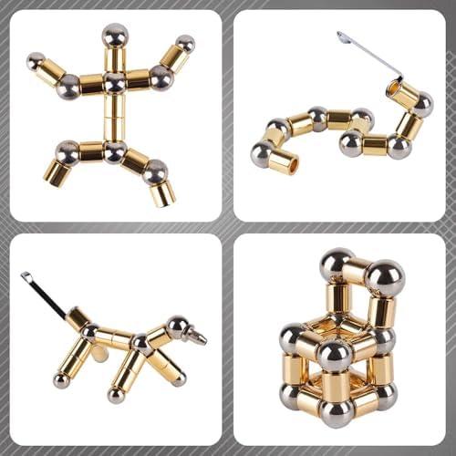 Magnetic Fidget Toy Pen（Golden） for Teens，Stocking Stuffers，Decompression Gift for Teenagers & Kids
