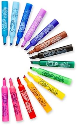 Mr. Sketch Scented Markers, Chisel Tip, Assorted Colors - Fun for Kids, Coloring, Spark Creativity, Arts & Crafts, 14 Count (Pack of 8)