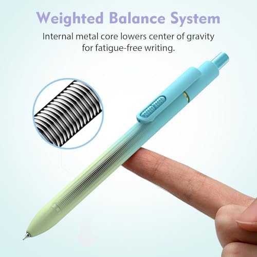 8 Pcs Gel Pens - 0.7mm Fine Point Quick-Dry Blue Ink Fidget Pens