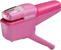 Kokuyo Stapleless Stapler, Harinacs Handheld Staple-Free, Up to 10 Sheets No Staple Binding, Portable Compact Holeless Stapler, Pink, Japan Import (SLN-MSH110P)