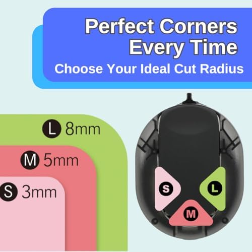 Sunstar Stationery Kadomaru Pro NEO Black Corner Cutter Authentic Hologram