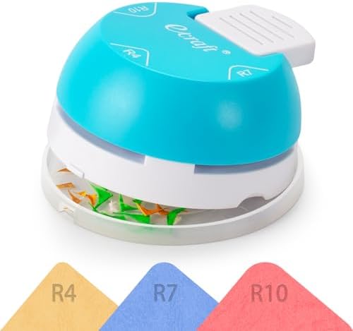 Paper Corner Rounder Punch : 3 in 1 (R4mm, R7mm, R10mm) - Corner Cutter for Paper Crafts, Laminate, Photo, DIY, Card Making and Scrapbooking
